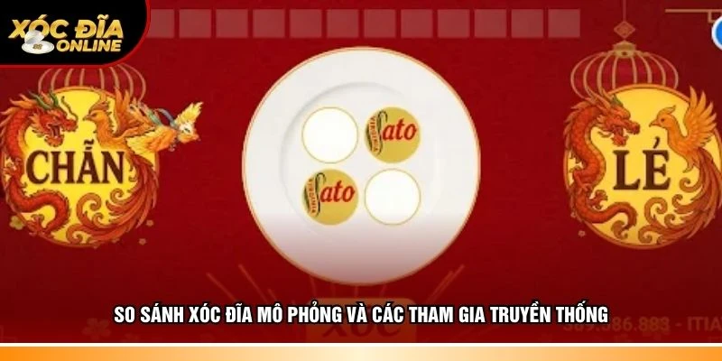 So sánh xóc đĩa mô phỏng và các tham gia truyền thống